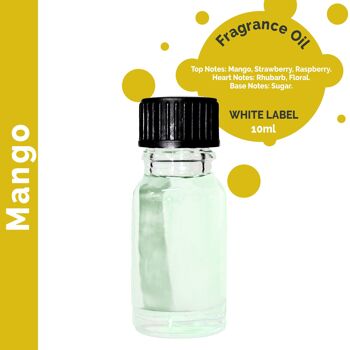 ULFO-39 - 10 ml d'huile parfumée à la mangue - SANS ÉTIQUETTE - Vendu en 10x unité/s par extérieur 1