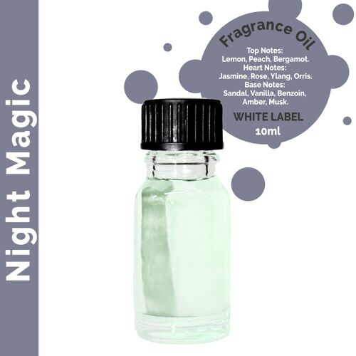 ULFO-43 - 10 ml Night Magic Fragrance Oil - UNLABELLED - Sold in 10x unit/s per outer