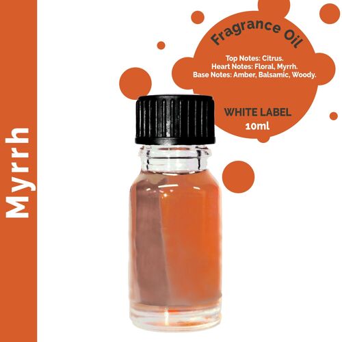ULFO-41 - 10 ml Myrrh Fragrance Oil - UNLABELLED - Sold in 10x unit/s per outer