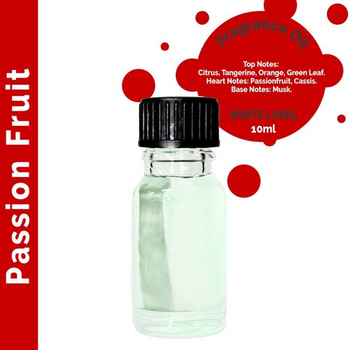 ULFO-46 - 10 ml Passion Fruit Fragrance Oil - UNLABELLED - Sold in 10x unit/s per outer