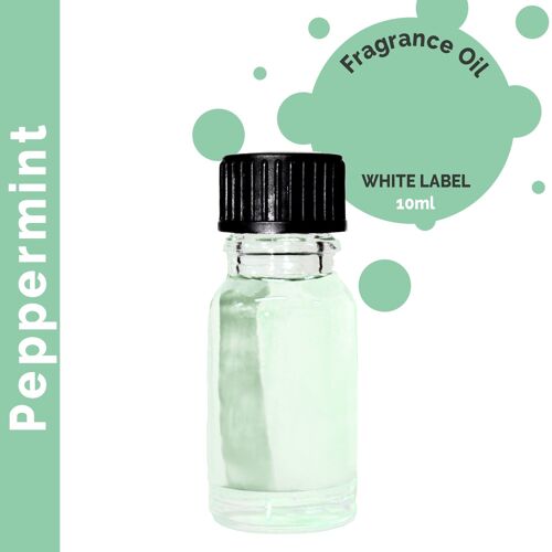 ULFO-50 - 10 ml Peppermint Fragrance Oil - UNLABELLED - Sold in 10x unit/s per outer