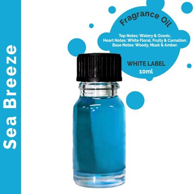 ULFO-54 - 10 ml de aceite aromático Sea Breeze - SIN ETIQUETA - Se vende en 10 unidades por exterior