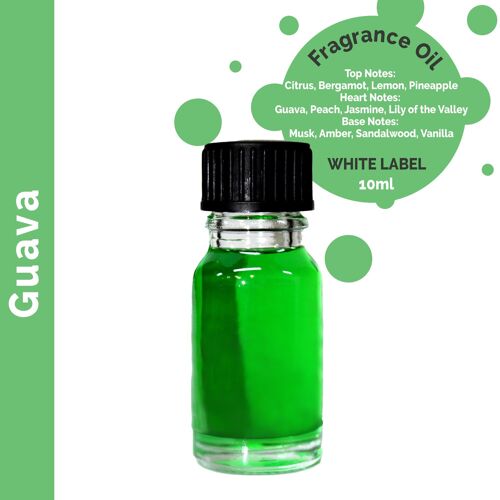 ULFO-78 - 10 ml Guava Fragrance Oil - UNLABELLED - Sold in 10x unit/s per outer