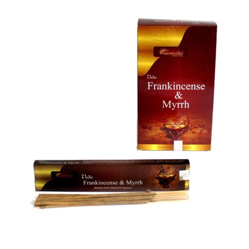 Vedic-06 - Vedic Incense Sticks - Frank & Myrrh - Sold in 12x unit/s per outer