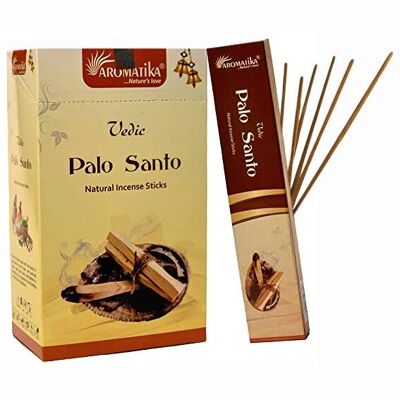 Vedic-18 - Bastoncini di incenso vedico - Palo Santo - Venduto in unità 12x per esterno