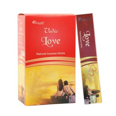 Vedic-24 - Bâtons d'encens védiques - Amour - Vendu en 12x unité/s par extérieur