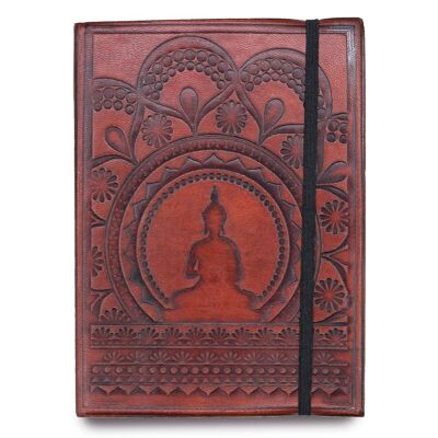 VNB-01 - Cuaderno pequeño con correa - Mandala tibetano - Vendido en 1x unidad/s por exterior