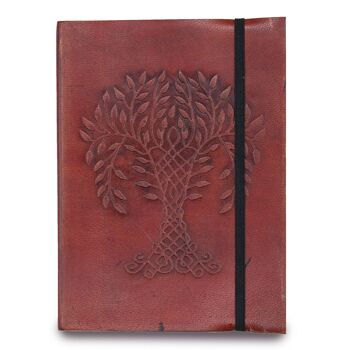 VNB-10 - Carnet moyen avec sangle - Arbre de vie - Vendu en 1x unité/s par extérieur 1