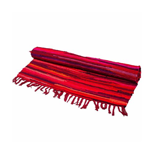 VRUG-12 - Small Shocking Pinks Rag Rug - 50x90cm - Sold in 1x unit/s per outer