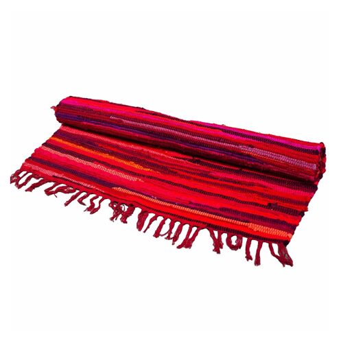 VRUG-18 - Large Shocking Pinks Rag Rug - 150x90cm - Sold in 1x unit/s per outer