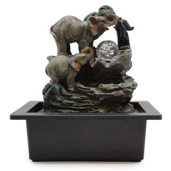 WaterF-07 - Jeu d'eau de table - 30 cm - Famille d'éléphants - Vendu en 1x unité/s par extérieur 1