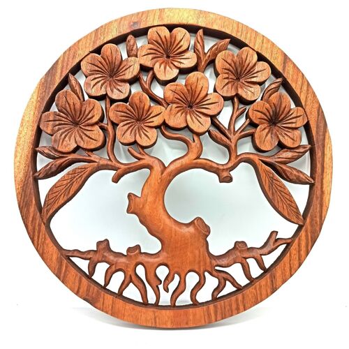 WDW-04 - Tree of Life Frangipani Panel - 40cm - Sold in 1x unit/s per outer