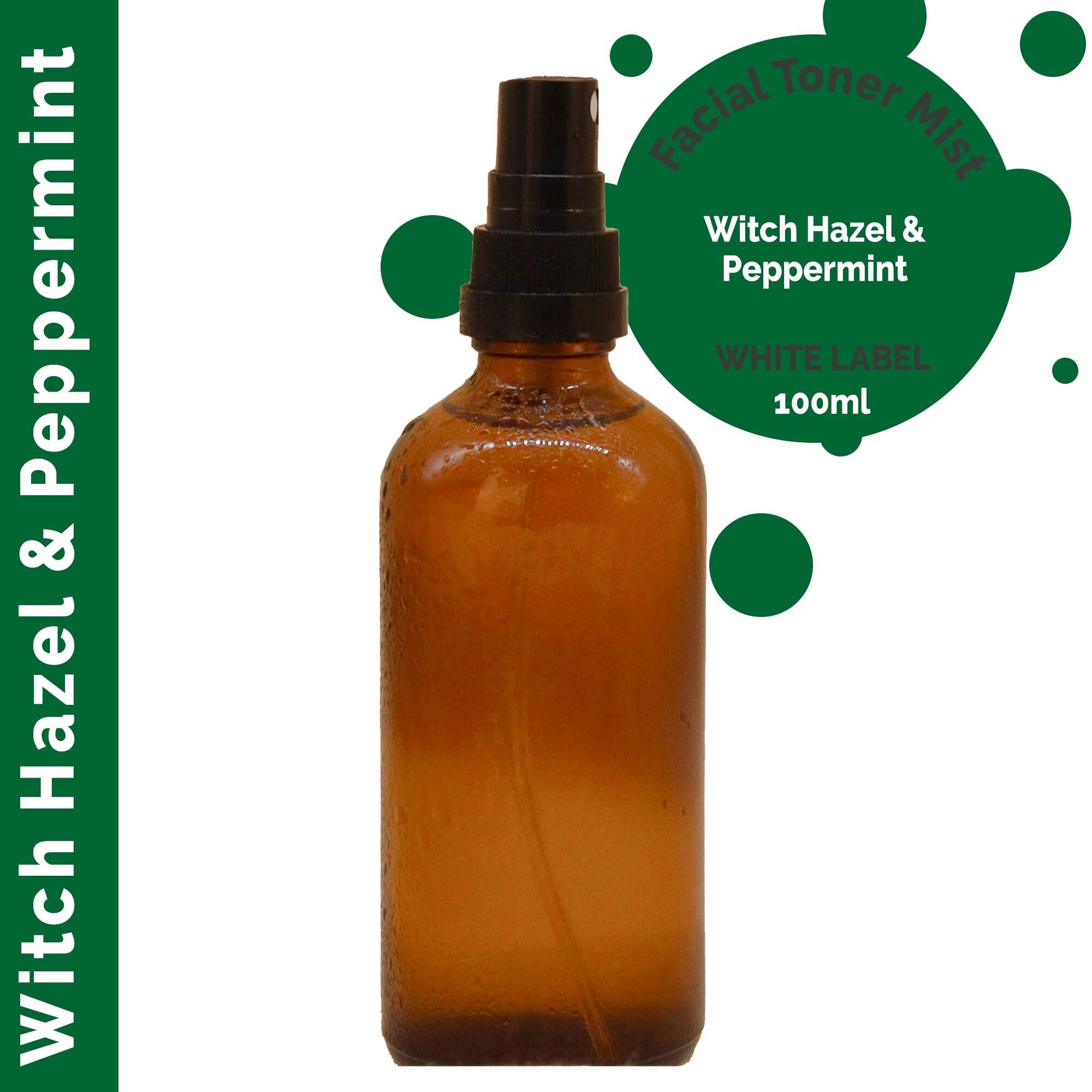 WSPUL-04 - Amamelide con menta piperita 100 ml - Senza etichetta - Venduto in 12 unità/s per confezione esterna