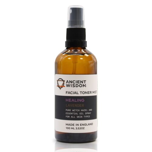 WSP-02 - Facial Toner Mist - Witch Hazel with Lavender 100ml - Sold in 1x unit/s per outer