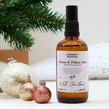 XRPS-01 - Spray d'ambiance et d'oreiller de Noël blanc 100 ml - Vendu en 3x unité/s par extérieur 2