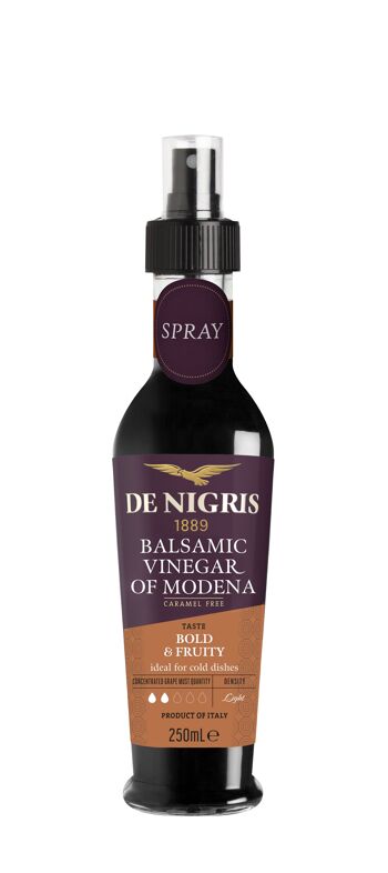 Spray vinaigre balsamique De Nigris 250 ml. 1