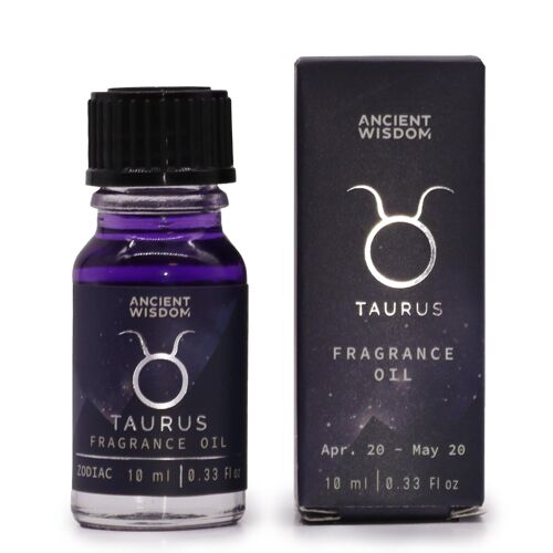 ZFO-04 - Zodiac Fragrance Oil 10ml - TAURUS - Sold in 3x unit/s per outer