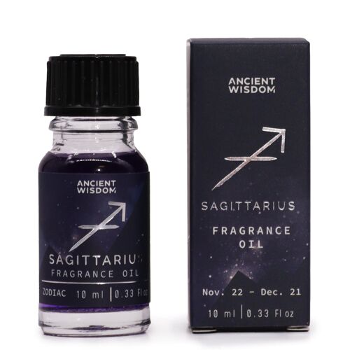 ZFO-11 - Zodiac Fragrance Oil 10ml - SAGITTARIUS - Sold in 3x unit/s per outer