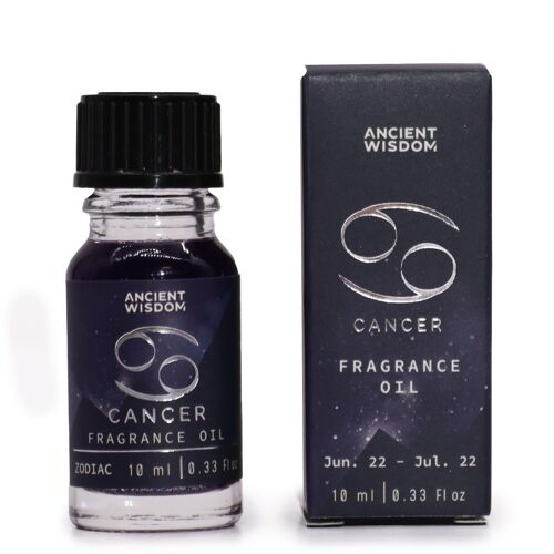 ZFO-06 - Zodiac Fragrance Oil 10ml - CANCER - Sold in 3x unit/s per outer