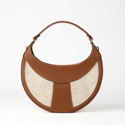 El bolso Elissa en piel Cognac