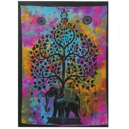 CWA-11 - Cotton Wall Art - Elephant Tree - Sold in 1x unit/s per outer
