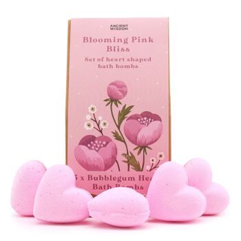 HBBS-02 - Coffret cadeau coeur de bain Blooming Pink Bliss - Vendu en 1x unité/s par extérieur 1