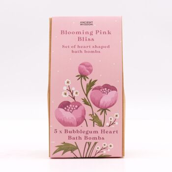 HBBS-02 - Coffret cadeau coeur de bain Blooming Pink Bliss - Vendu en 1x unité/s par extérieur 2