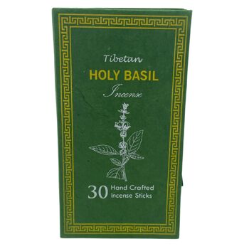 HSDI-05 - Coffret cadeau d'encens Sughandit Dhoop de l'Himalaya - Basilic sacré - Vendu en 1x unité/s par extérieur 3