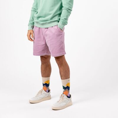 Beach horizon velvet shorts - Parma