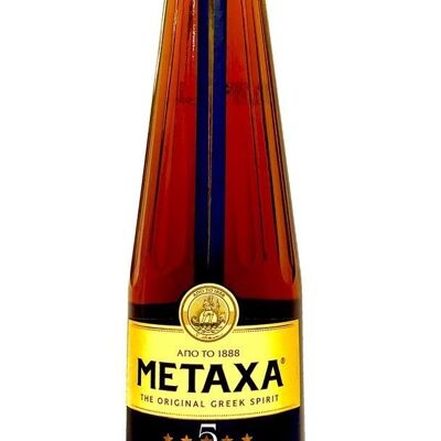 Premium Greek Brandy Metaxa 5 Year Old.