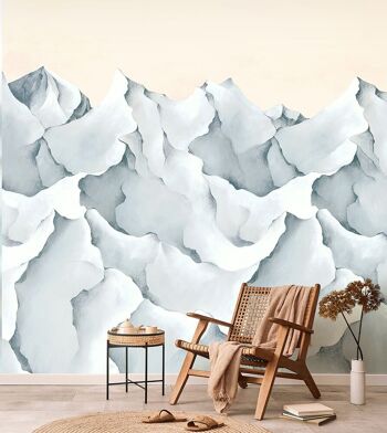 Papier peint panoramique Les Cimes - Glacier 1