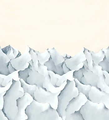 Papier peint panoramique Les Cimes - Glacier 3