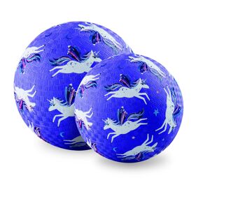 Ballon playground 13cm - Licornes violette - 3a+ - %