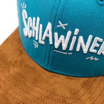 Casquette Schlawiner Snapback - Toile Bleu Clair (Enfants L) 9