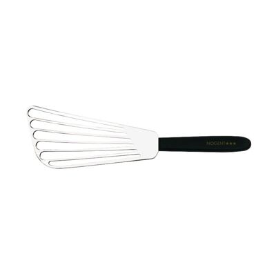 Pala de Cocina N°3 - 16 cm Calada - Polypro Negro - Con Protección | Práctico | NOGENTE ***