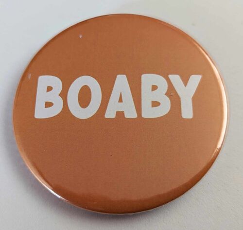 58mm Scottish themed button badge Boaby  | pin | funny