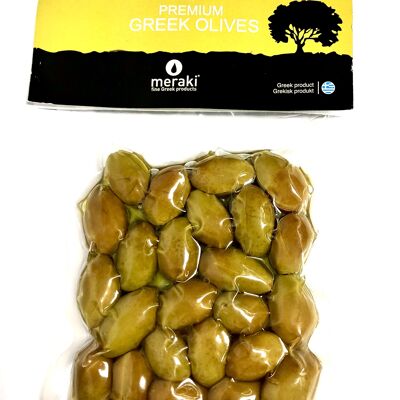 OLIVES FOR HEROES, Large Green Olives. I