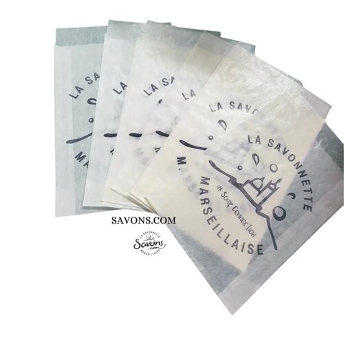 La Savonnette Marseillaise Paper Clear Bag 11.7 x 8.5 x 1.6