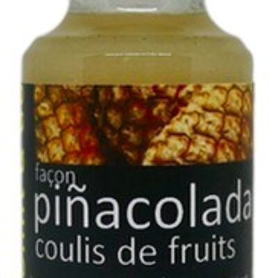 Pinacolada-style coulis