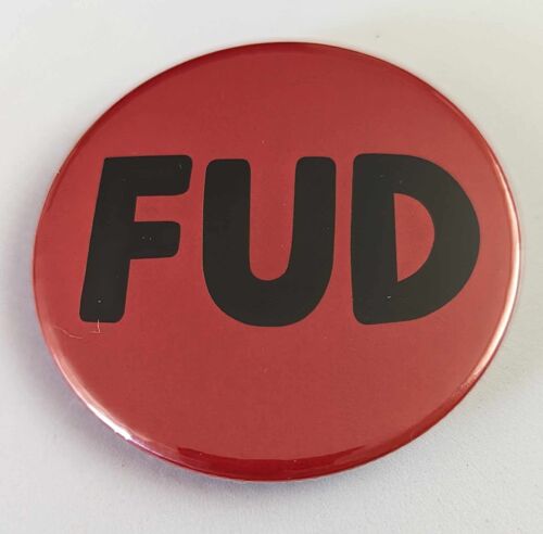 58mm Scottish themed button badge Fud  | pin | funny