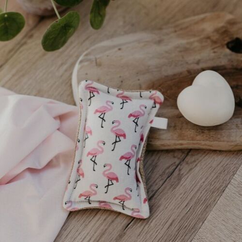 Eponge lavable | Pink flamingo