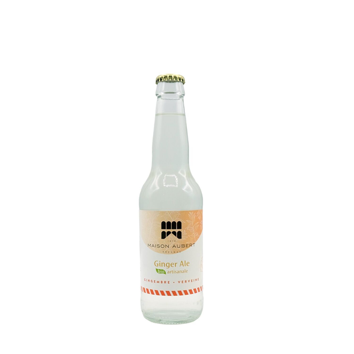 Ginger Ale Artesanal y ECOLÓGICO: Jengibre - Verbena 33 cl