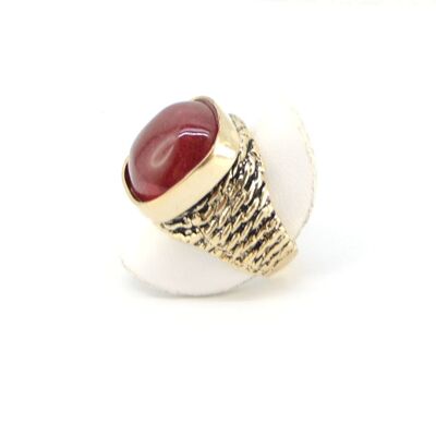 BAGUE AVEC PIERRES NATURELLES