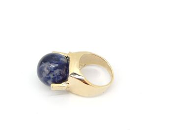 BAGUE AVEC PIERRES NATURELLES