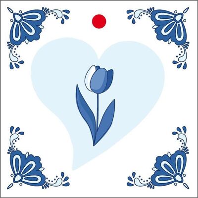 Buoni regalo – 20 pezzi – Tulipano con cuore