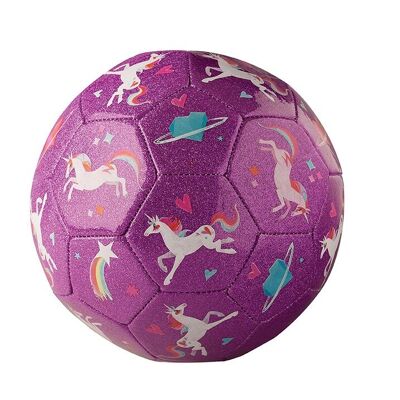 Balón de fútbol - Glitter - T3 - Galaxia unicornio - 3a+ - %