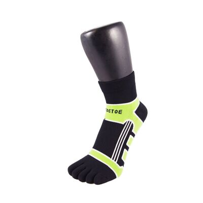 TOETOE - Calcetines deportivos de microfibra para correr con puntera