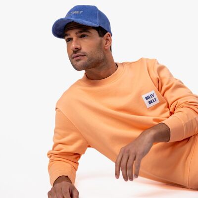Blue velvet cap