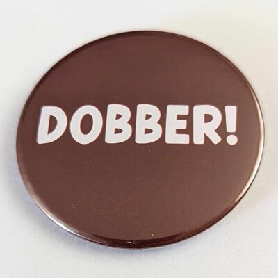 58 mm schottischer Button mit Dobber-Motiv | Anstecknadel | lustig