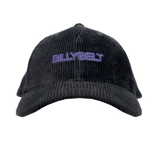 Casquette velours Noir